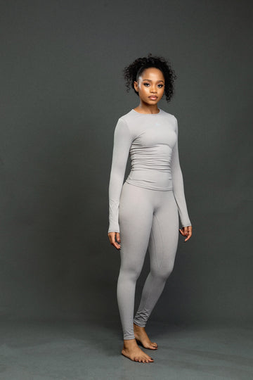 Basic long-sleeved tee (clay)