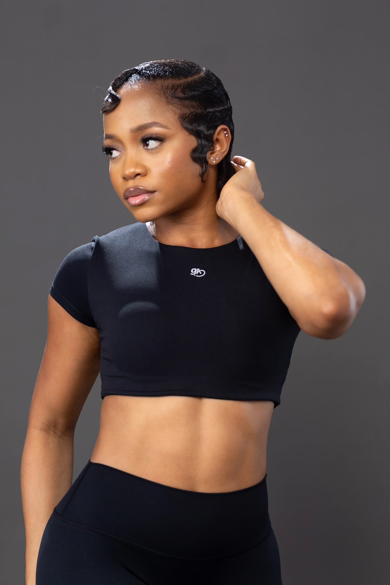 BASIC CROP TOP (onyx)