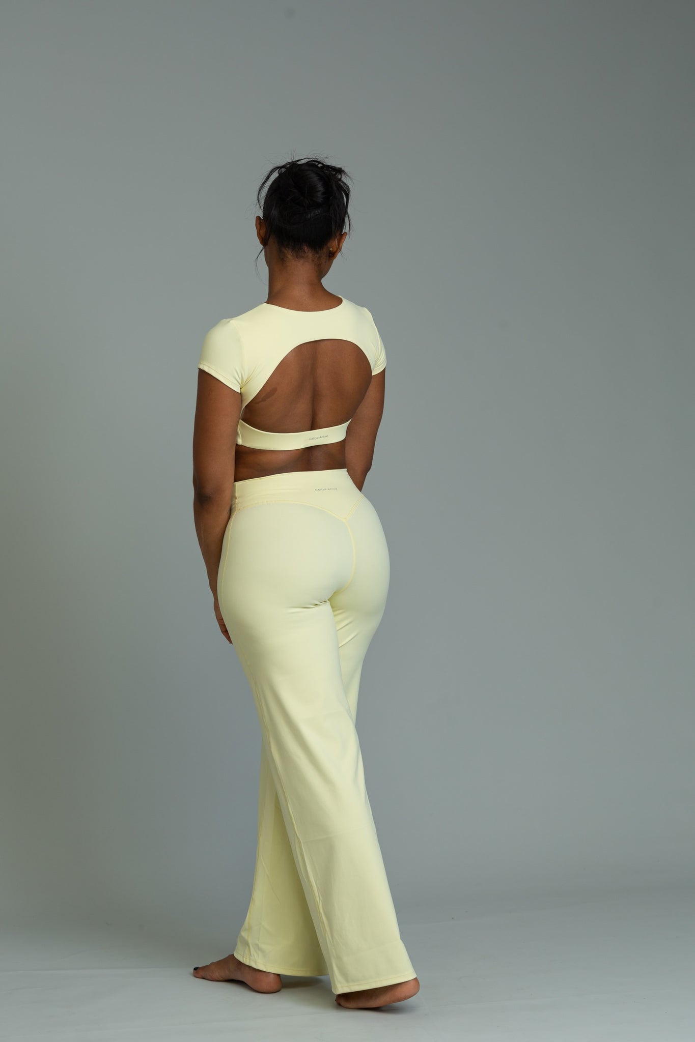 Open back cropped tees (mimosa)