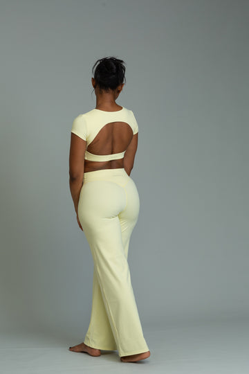 Open back cropped tees (mimosa)