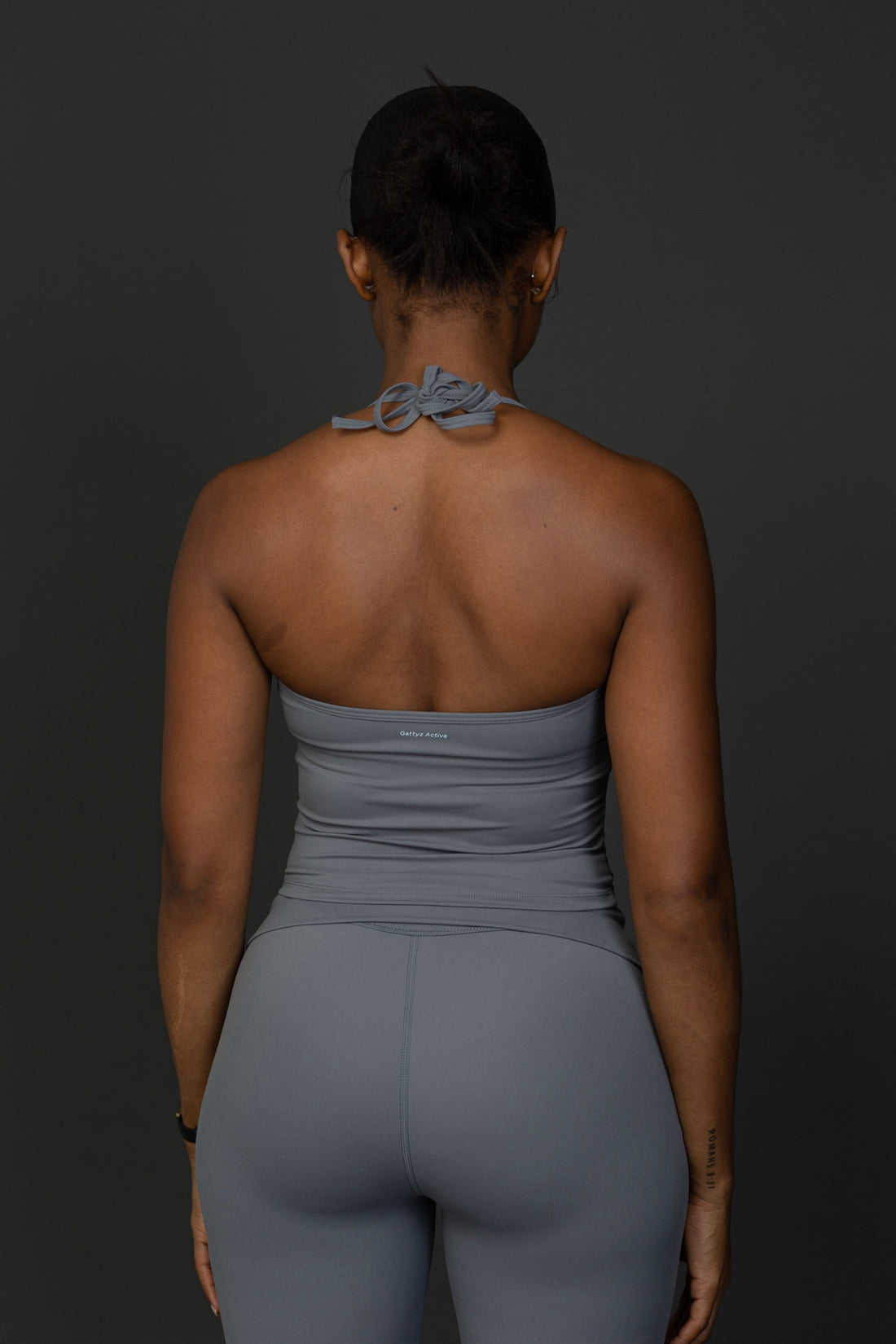 Halterneck cami (steel)